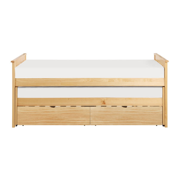 Bartly Twin/Twin Bed with Storage Boxes