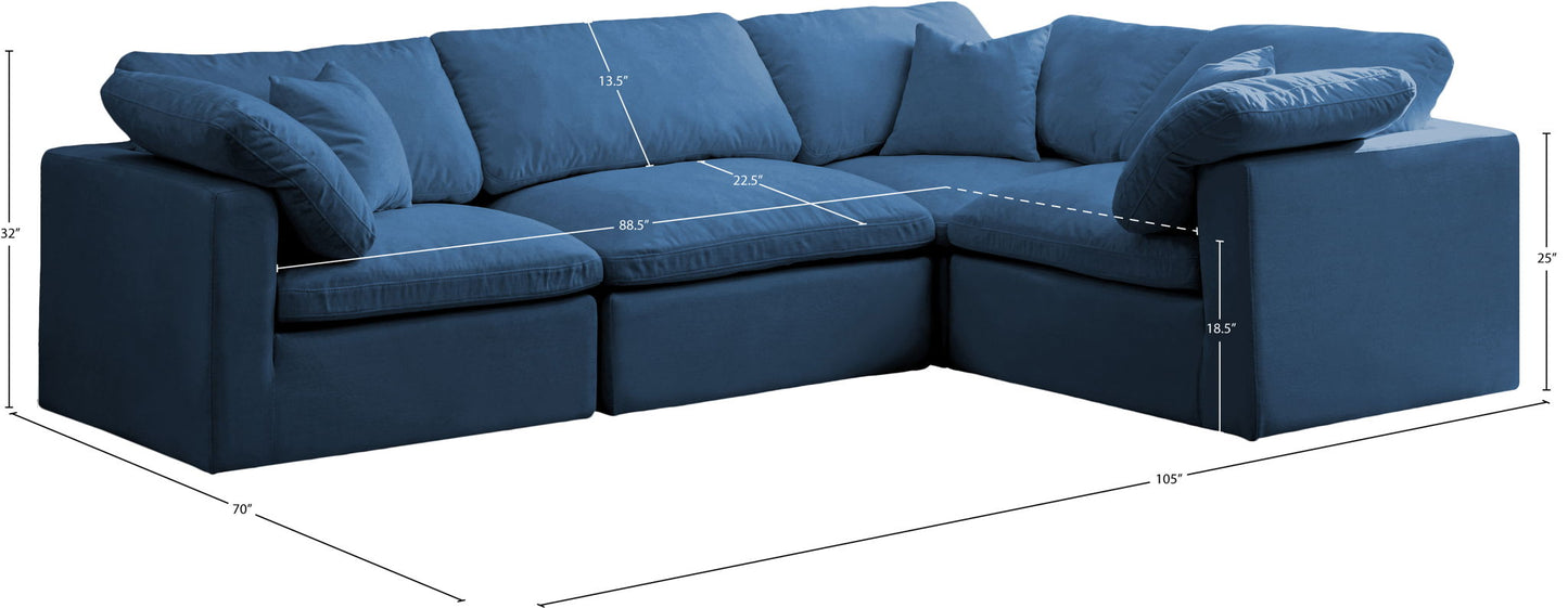 Plush - 4 Piece Modular Sectional