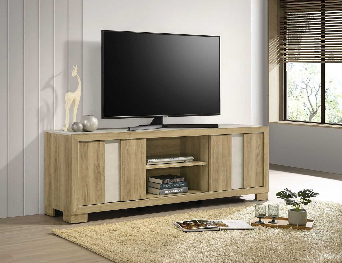 Rangley - TV Stand - Driftwood