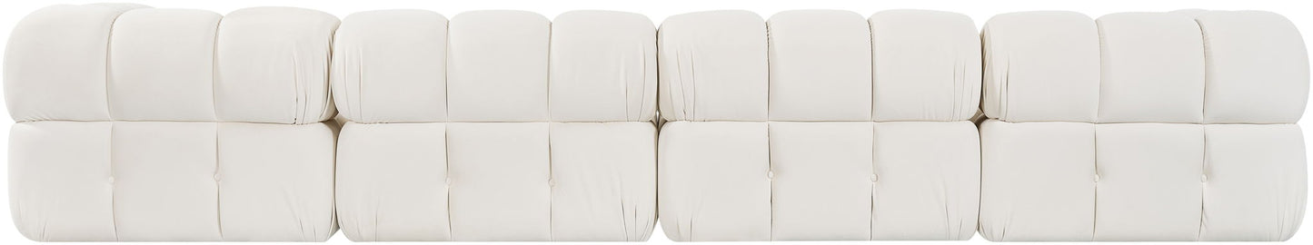 Orin - Fabric Velvet 4 Piece Modular Sofa