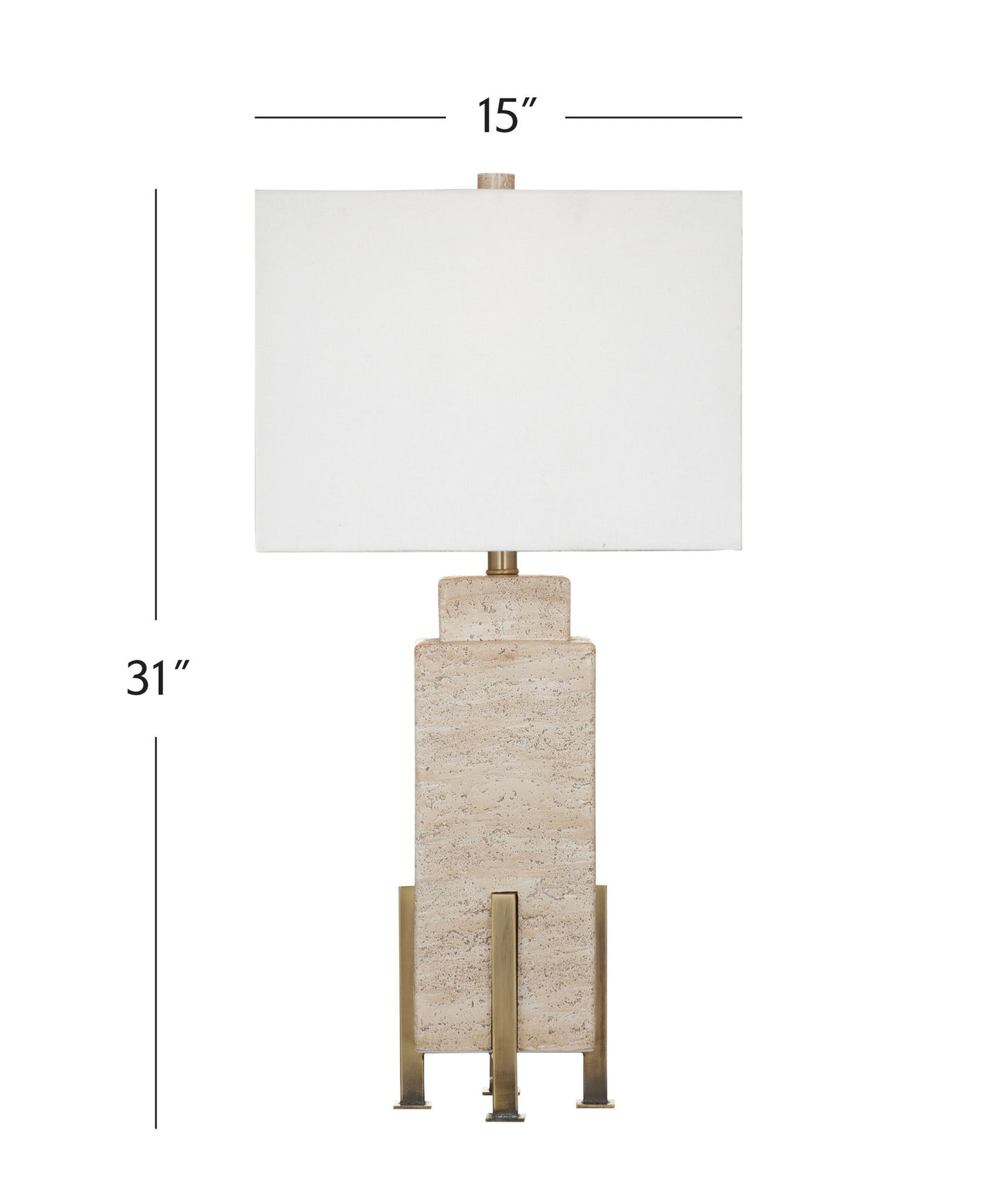 Iris - Table Lamp - Beige