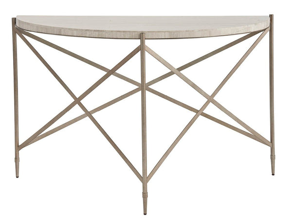 Avaline - Spier Console Table - Bronze / Gray