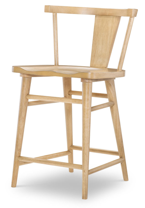 XXX's And OOO's - Counter Height Splat Back Chair (Set of 2)