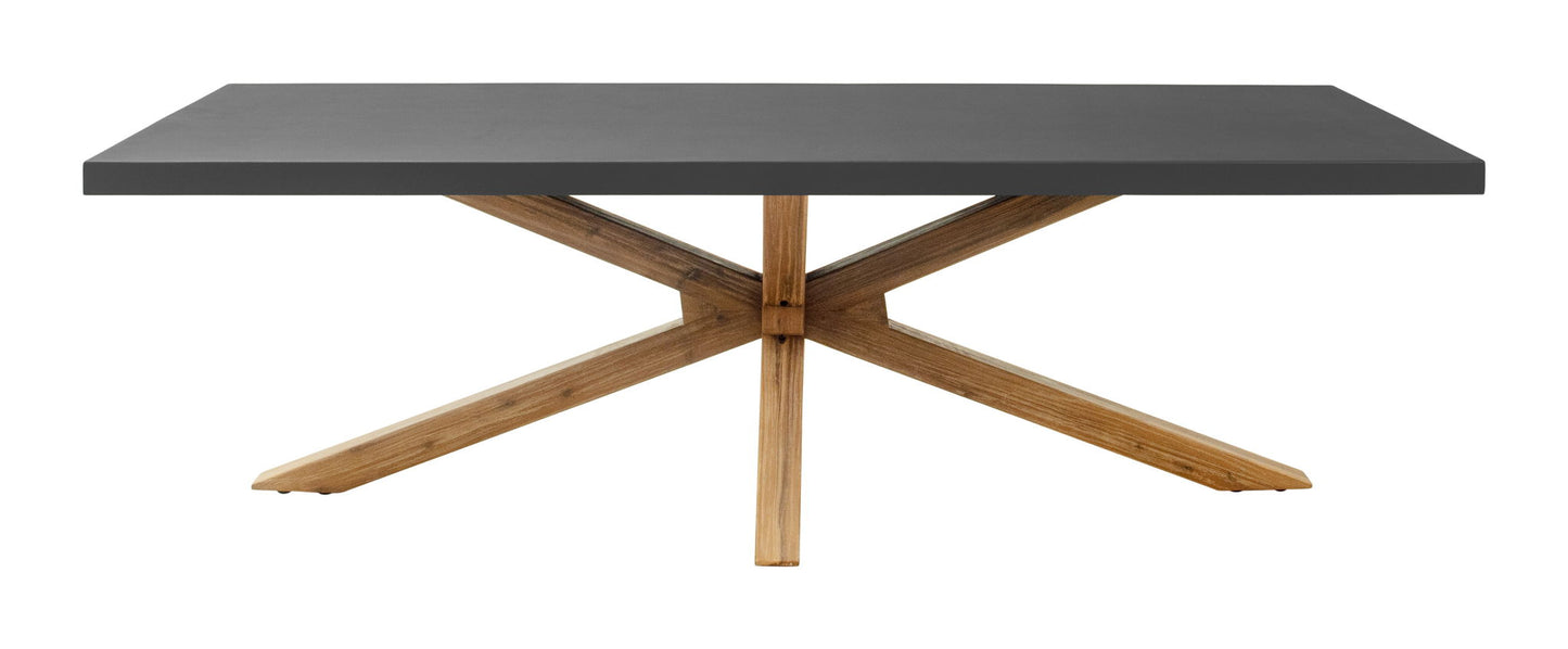 Suan - Outdoor Rectangular Dining Table - Gray