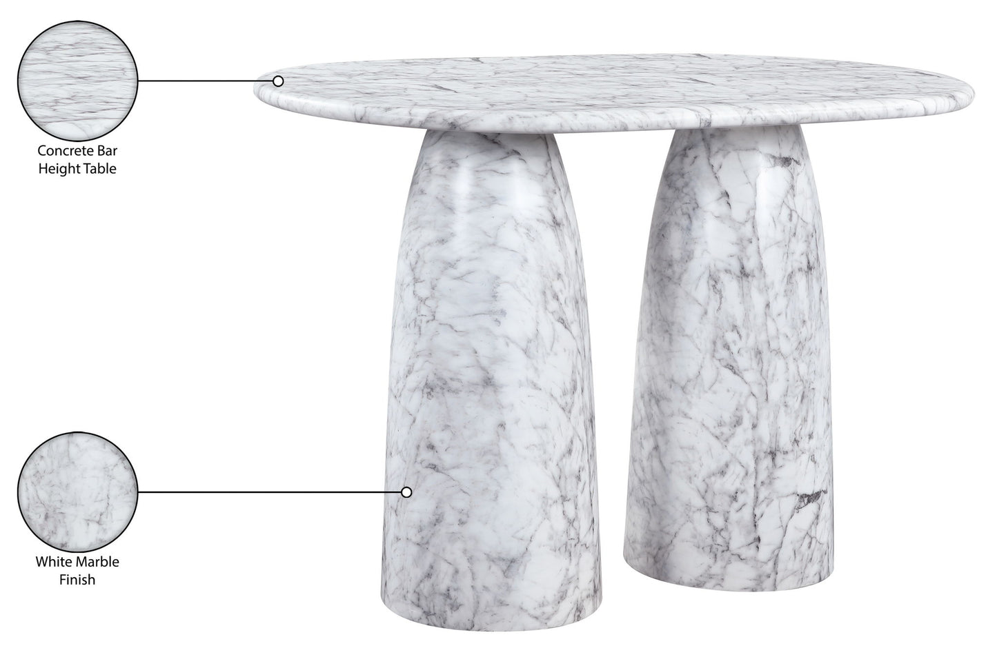 Cosenza - Concrete Indoor / Outdoor Table