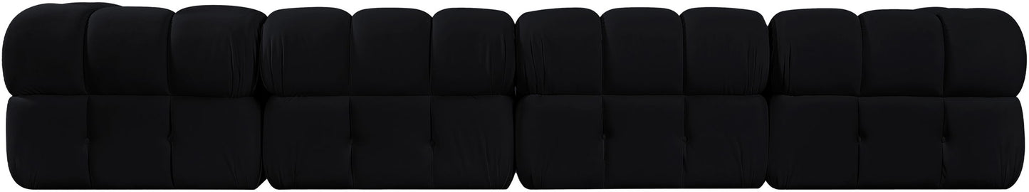 Orin - Fabric Velvet 4 Piece Modular Sofa