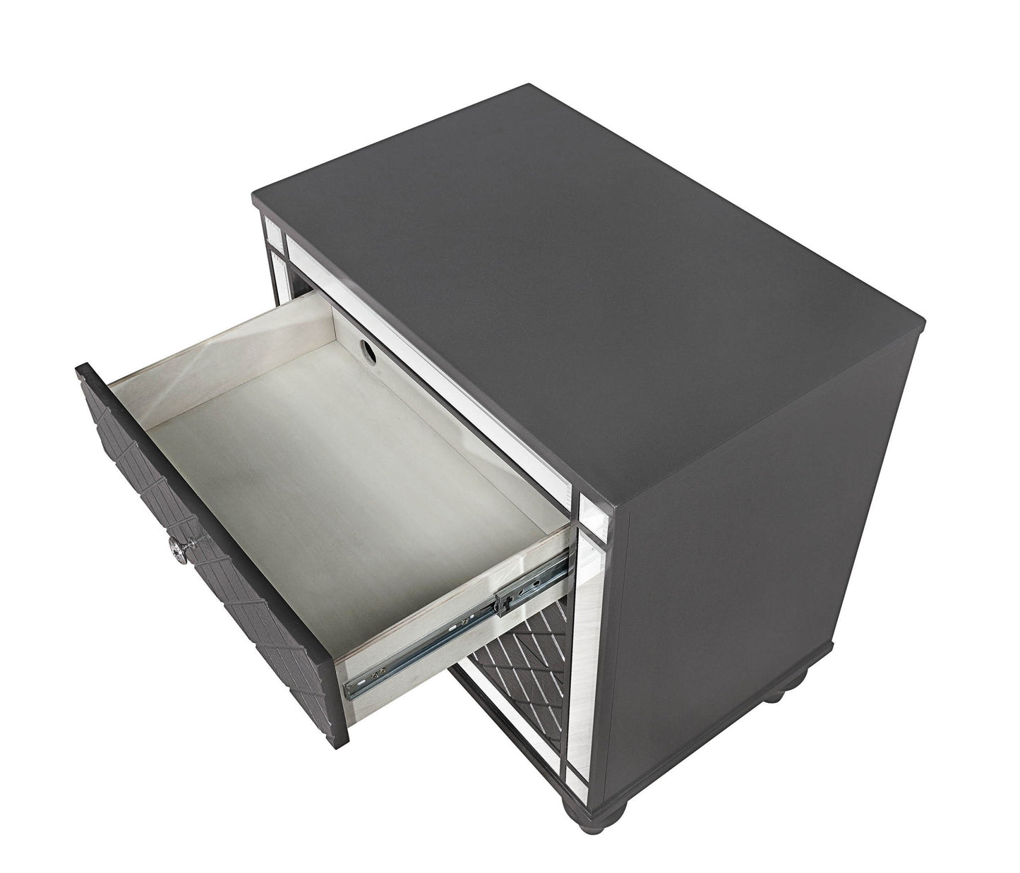 Refino - Bedroom Set - Gunmetal