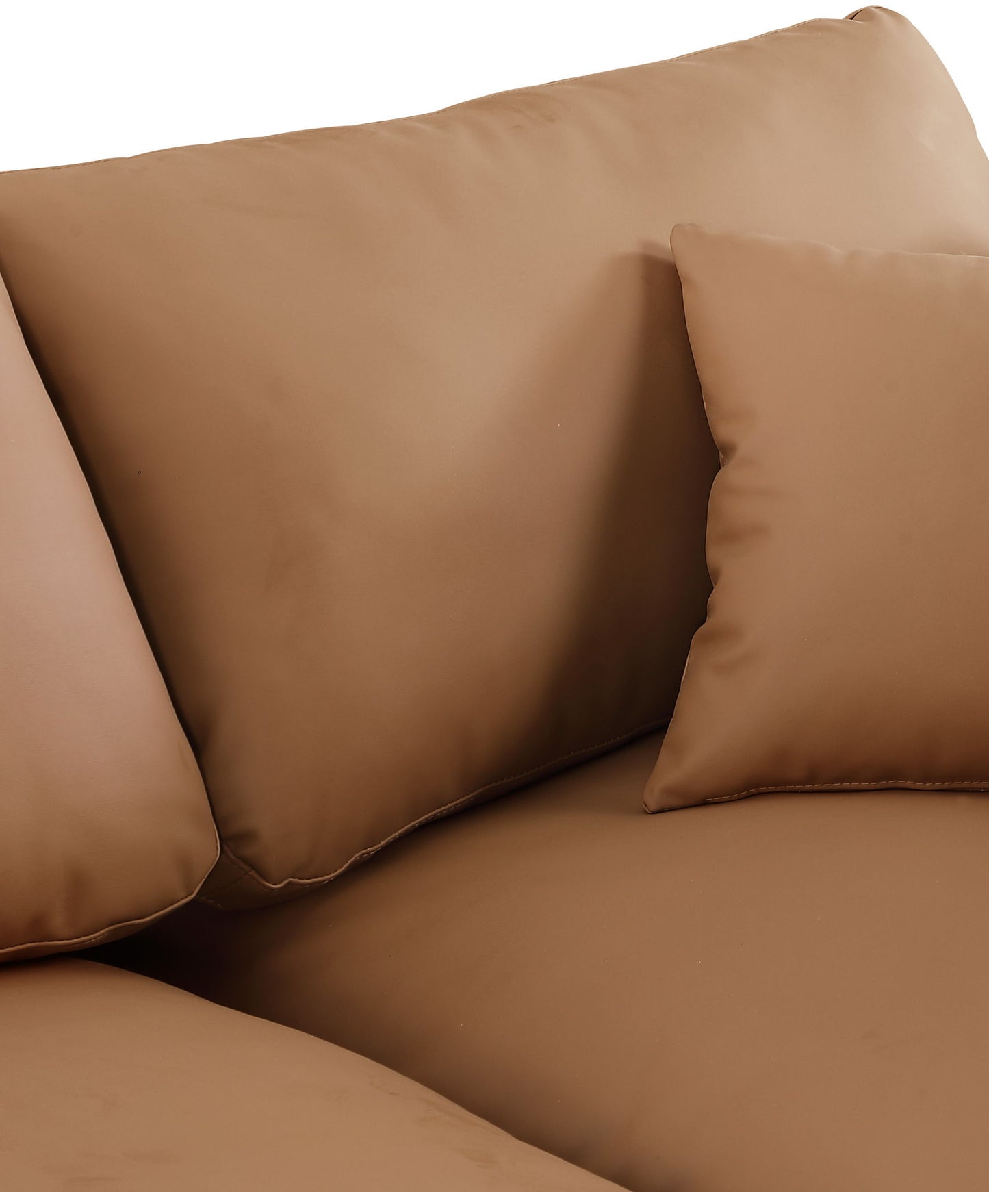 Comfy - 7 Piece Faux Leather Modular Corner Sectional