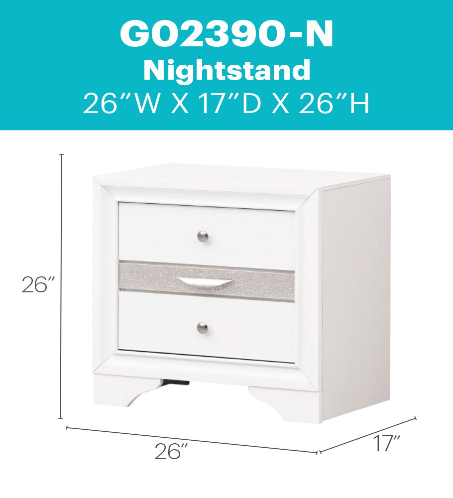 Glory Furniture - Madrid - Nightstand