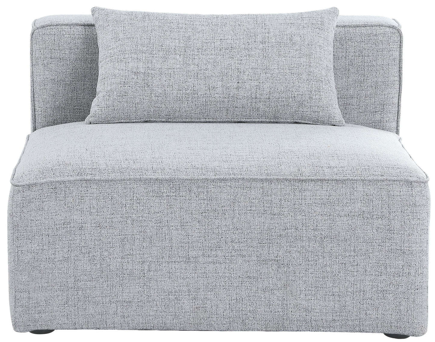 Cube - Linen Armless Chair