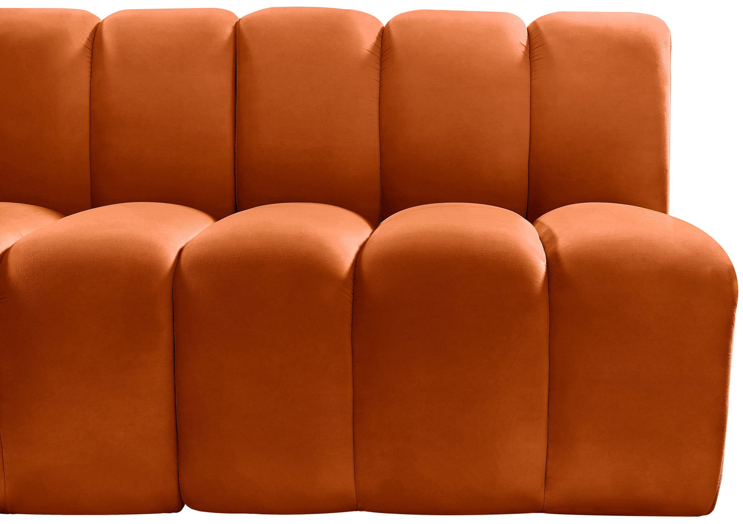 Arc - Velvet 4 Piece Corner Modular Sofa