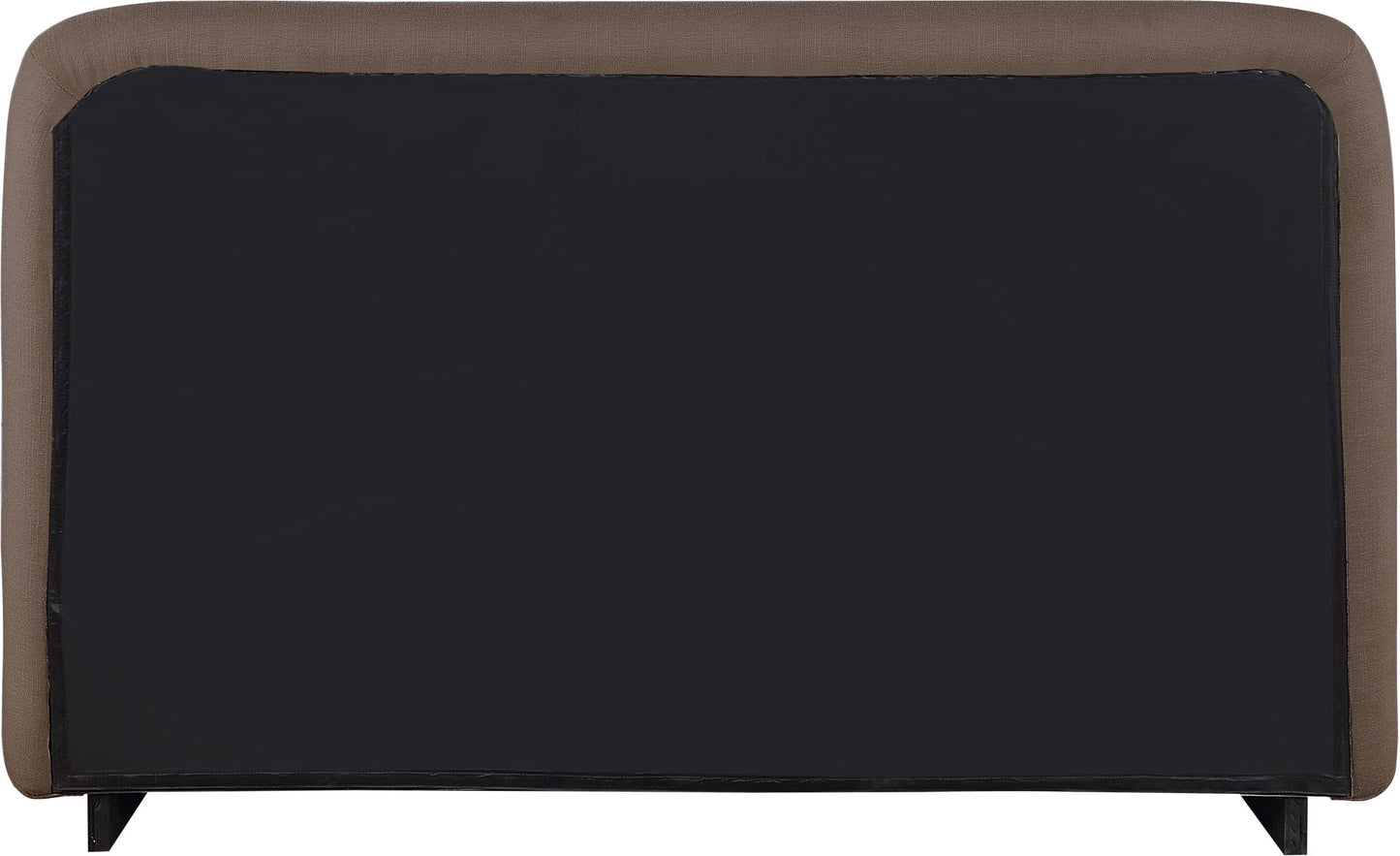Rigby - Linen Bed With Natural Base
