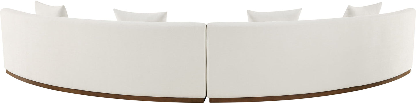 Avanti - 182.5" Chenille Fabric Upholstered 2 Piece Modular Sectional