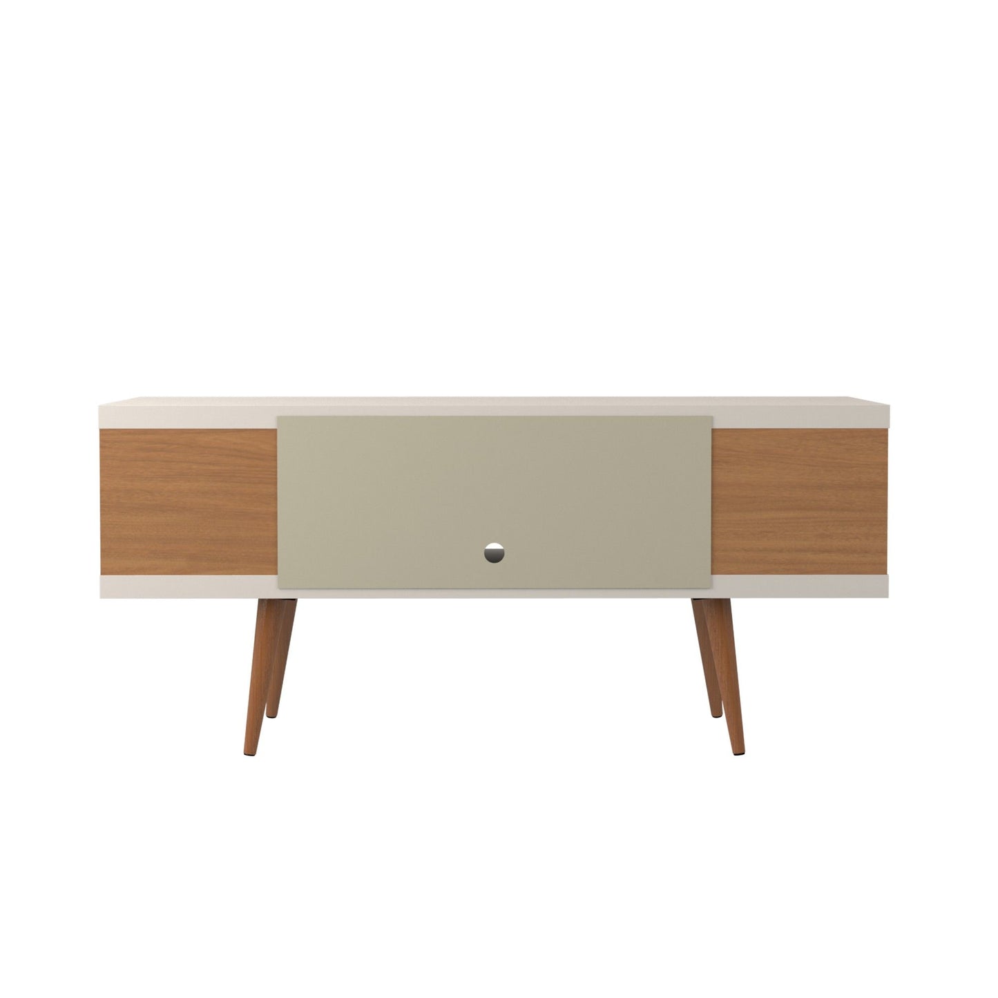 Manhattan Utopia - TV Stand - Off White And Maple Cream