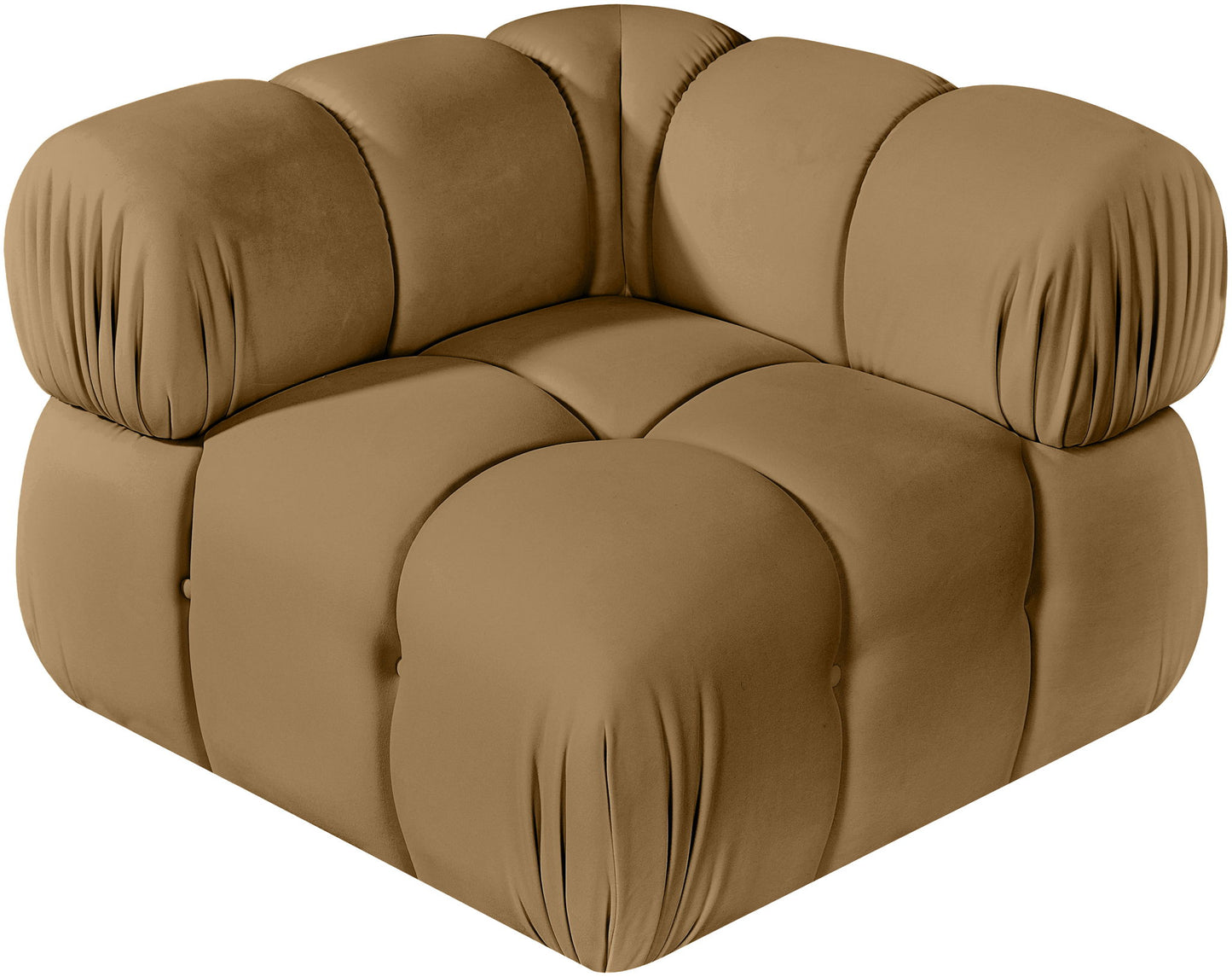 Orin - Velvet Performance Fabric Upholstered Modular Corner Chair