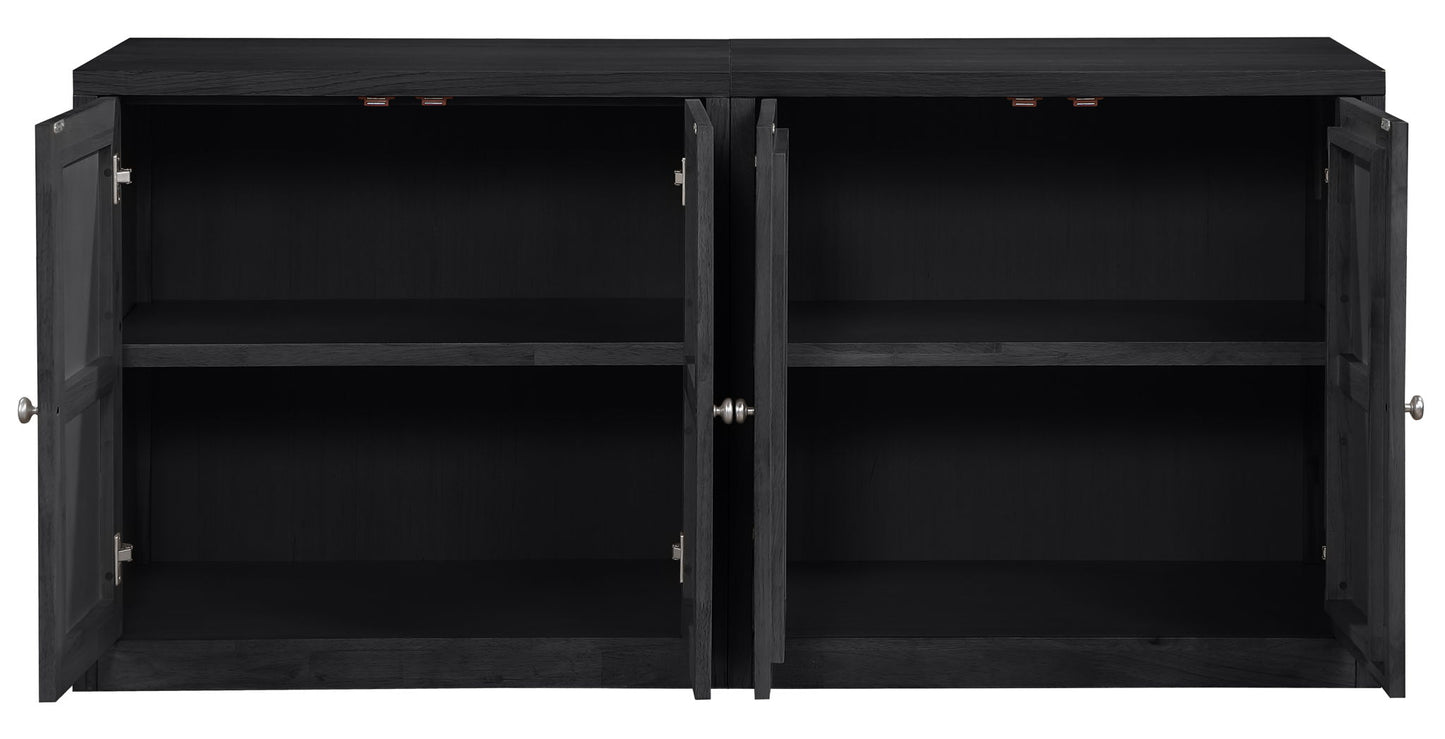 Vero - Solid Wood And Oak Venee Sideboard/Buffet