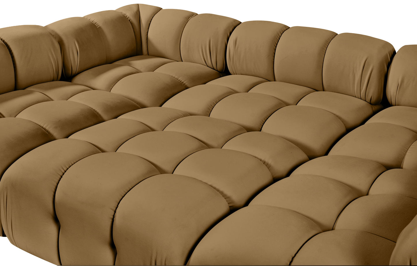 Orin - Velvet 6 Piece Modular Sectional