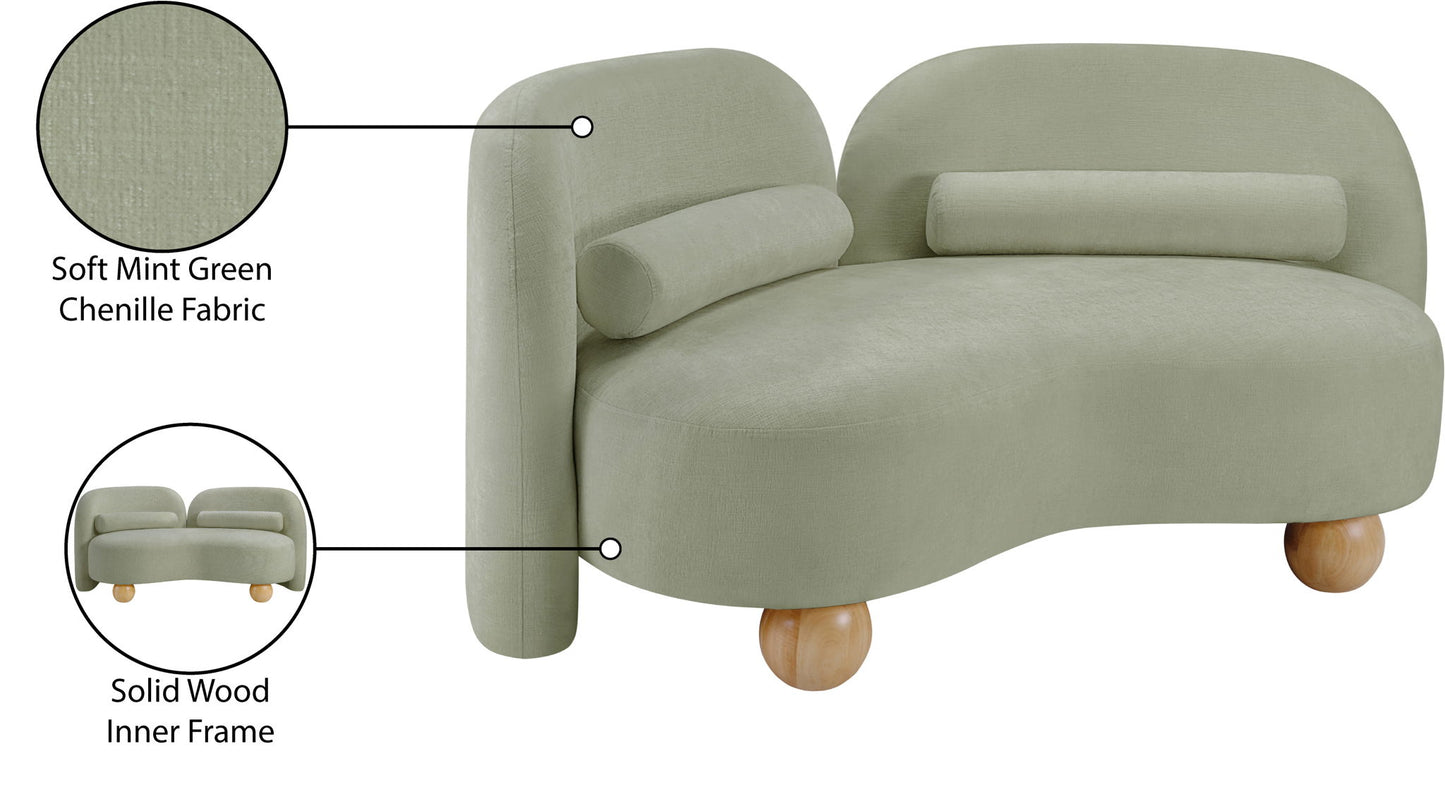 Daphne - Chenille Loveseat