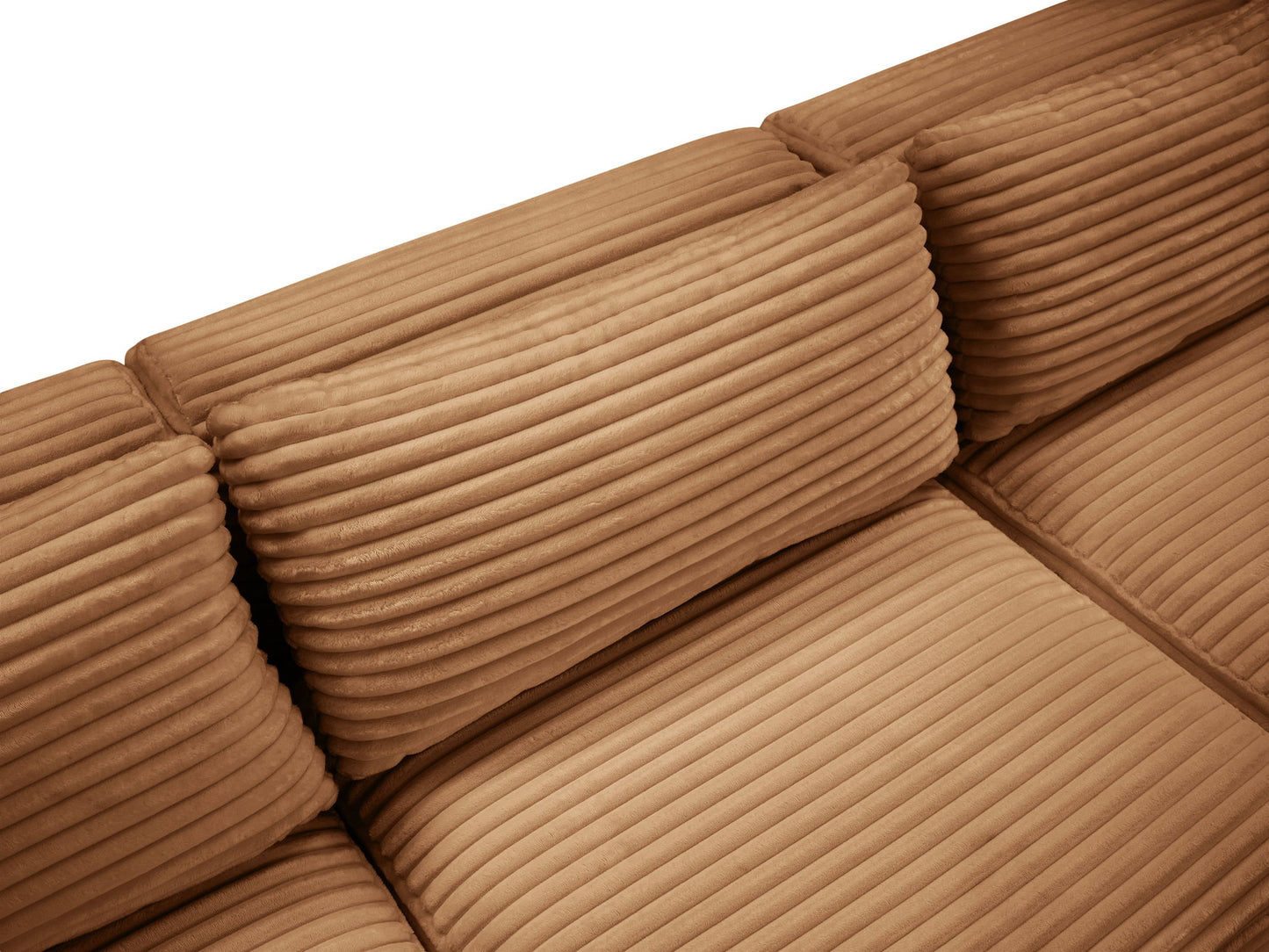 Shaggy - Fabric 6 Piece Modular Sectional