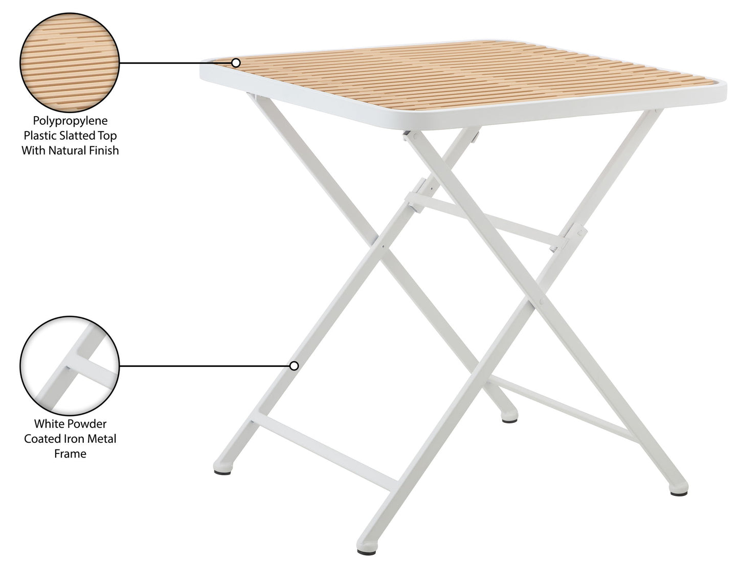 Marilla - Iron Outdoor Dining Table