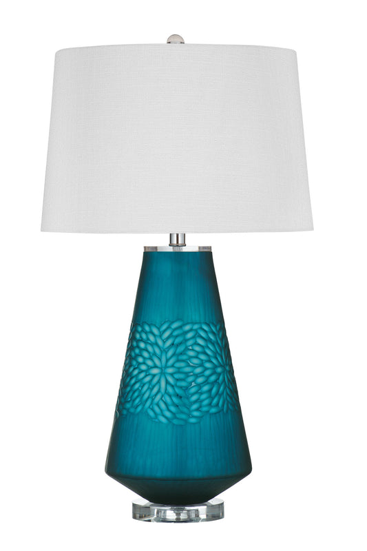 Marly - Table Lamp - Blue / White