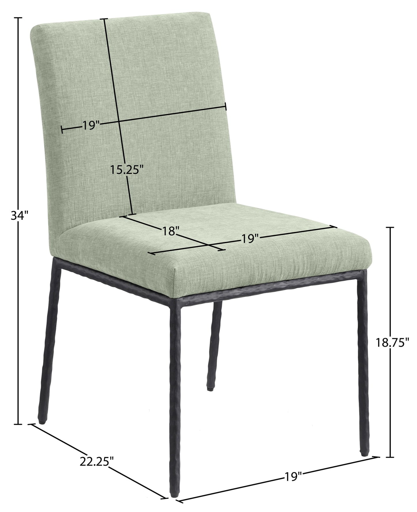 Reeves - Dining Side Chair (Set of 2) - Black Base