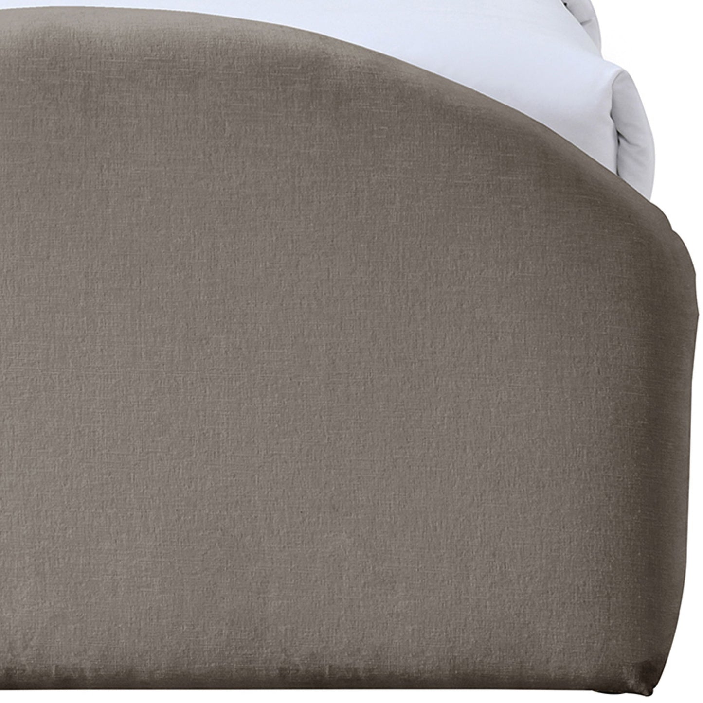 Andaz - Chenille Fabric Upholstered Trundle Bed