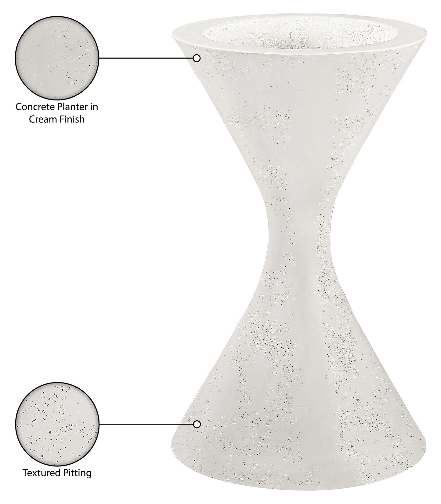 Vessa - Indoor / Outdoor Concrete Planter