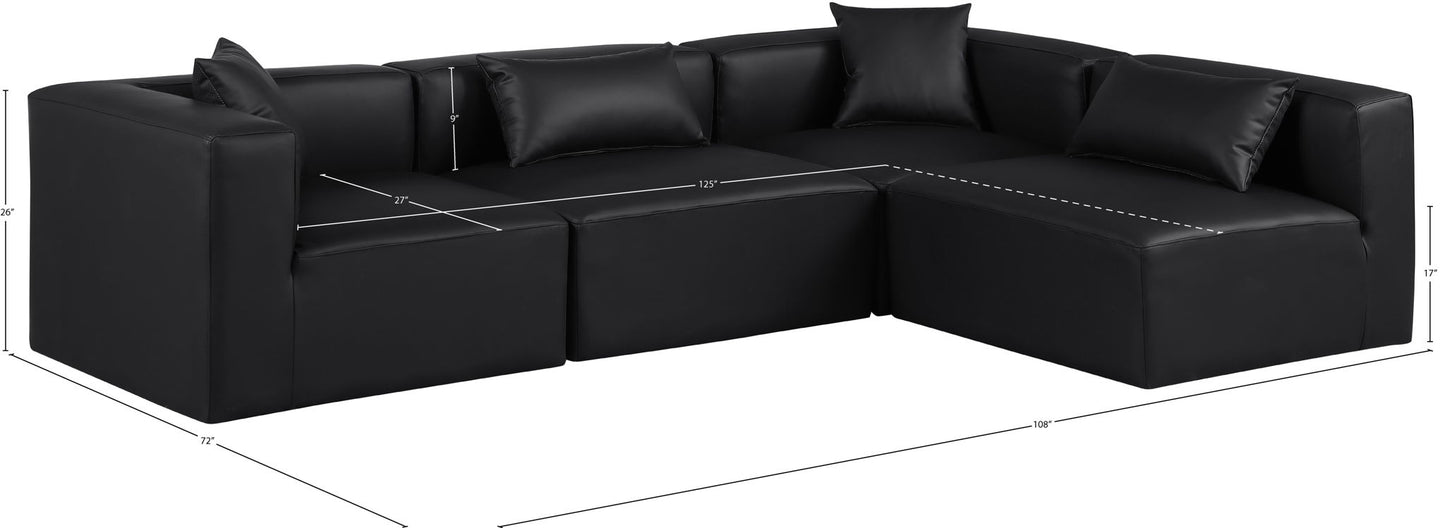 Cube - 4 Piece Modular Corner Sectional