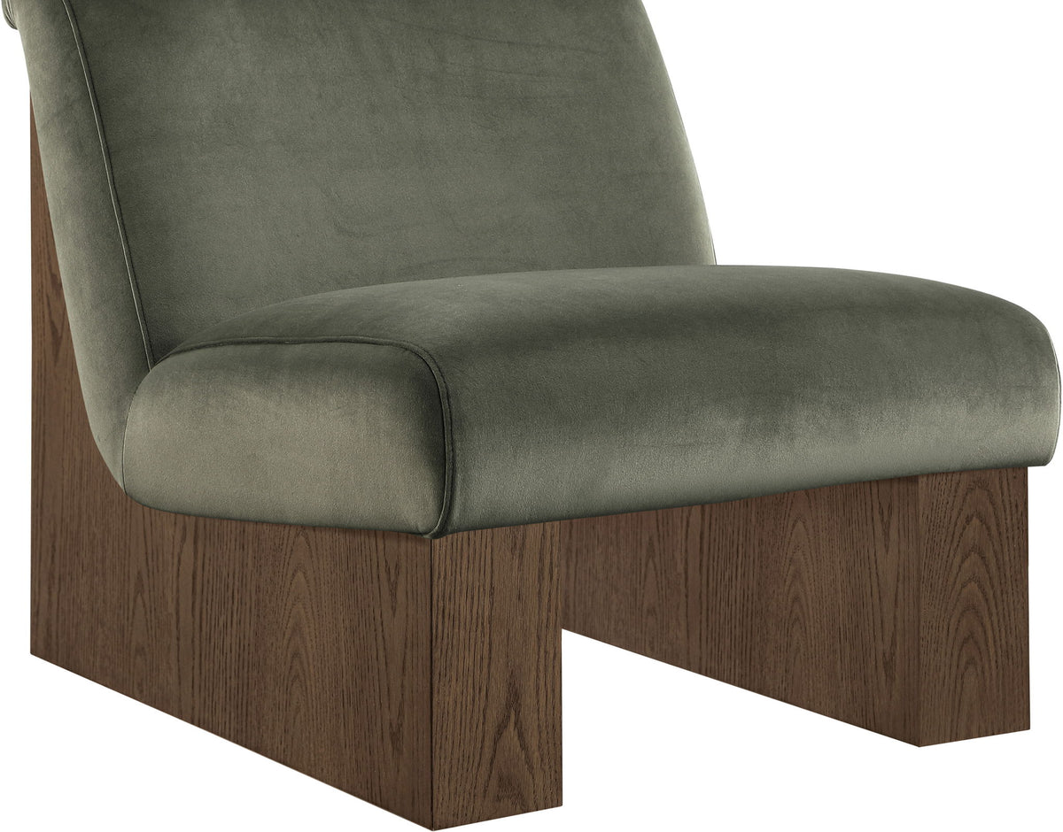 Vantage - Velvet Performance Fabric Upholstered Accent Chair