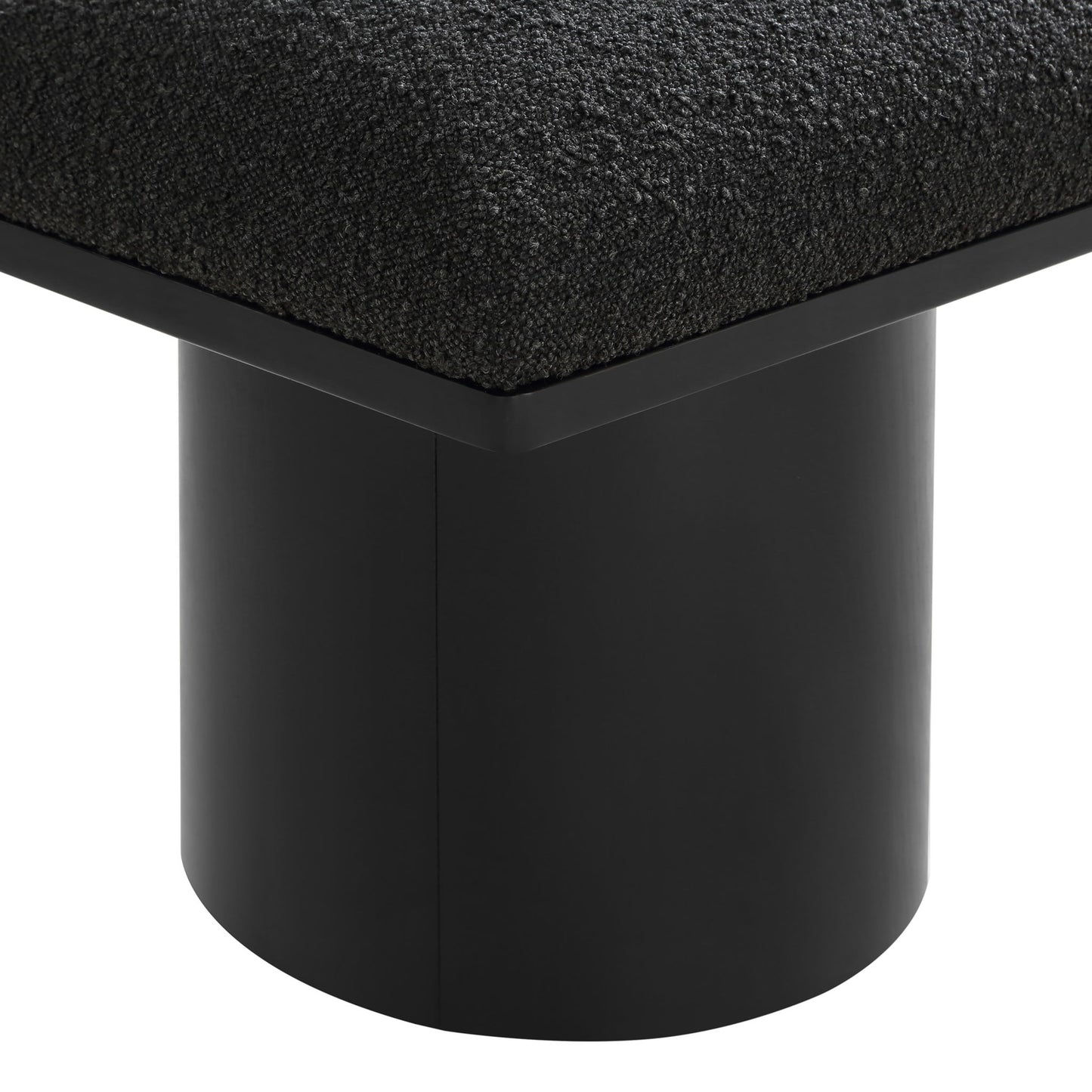 Pavilion - 3 Piece Modular Bench With Black Base