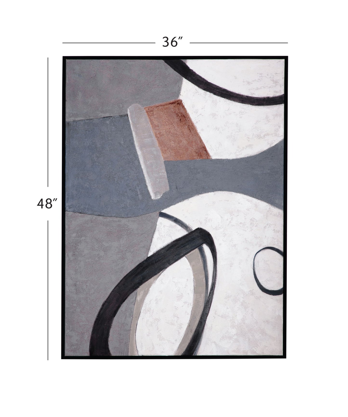 Sumter Canvas Art - Gray