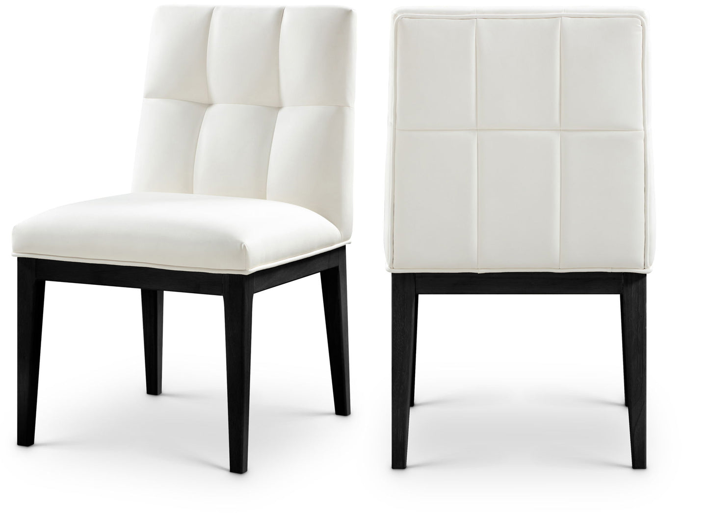 Adrian - Dining Side Chair (Set of 2) - Black Legs