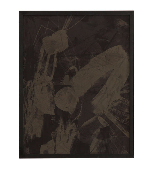 Rain Shadow II Framed Print - Dark Gray