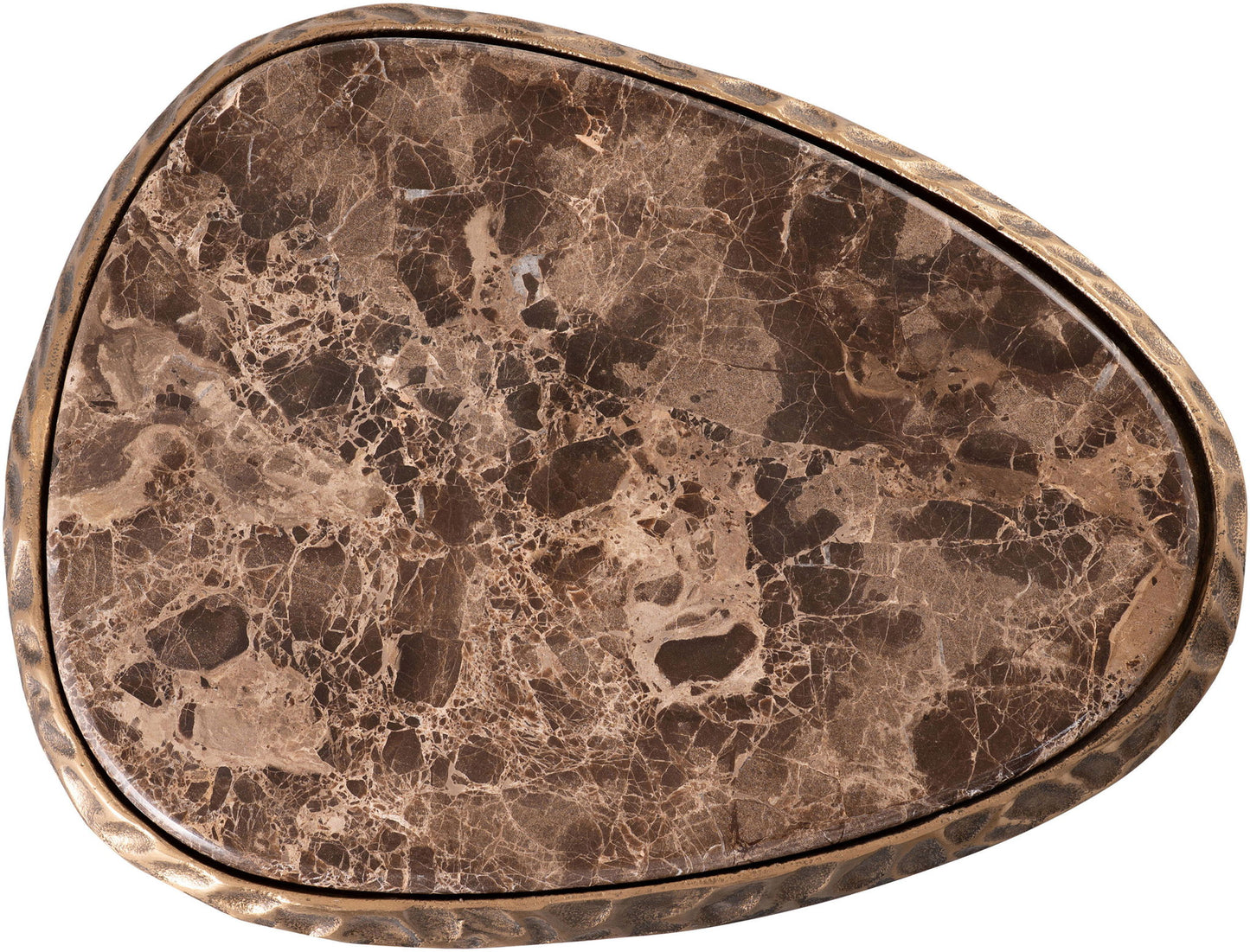 Gild - Aluminum Base And Genuine Marble Top Table