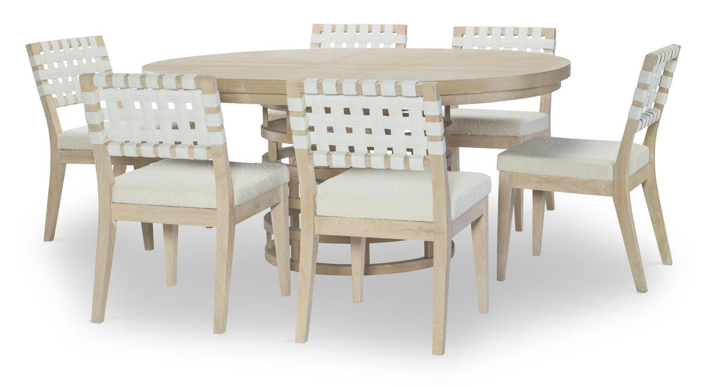 Biscayne - Round Table - Malabar With Alabaster Fronts