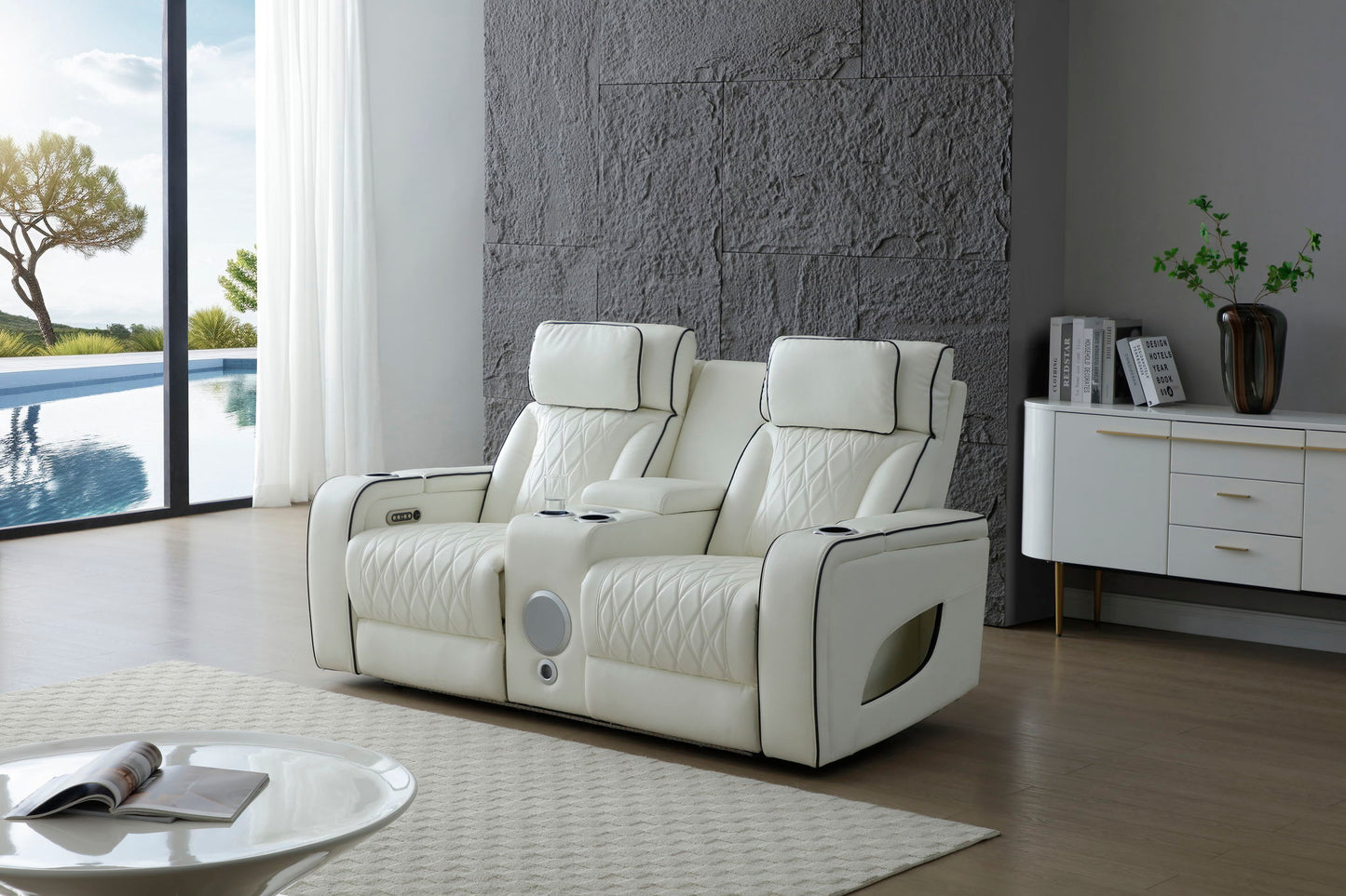 Glory Furniture - Lumin - Reclining Loveseat