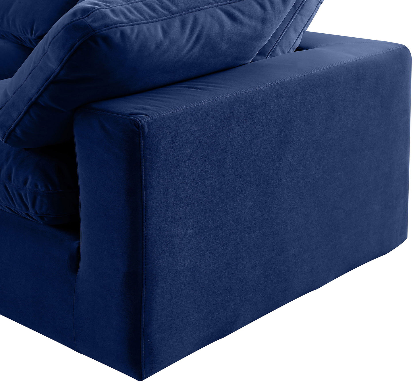 Comfy - 7 Piece Velvet Modular Sectional With Chaise