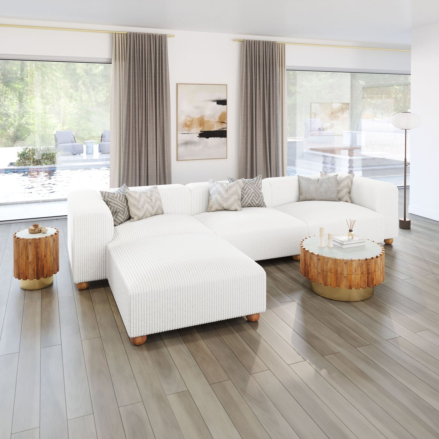 Tayte - Sofa - White