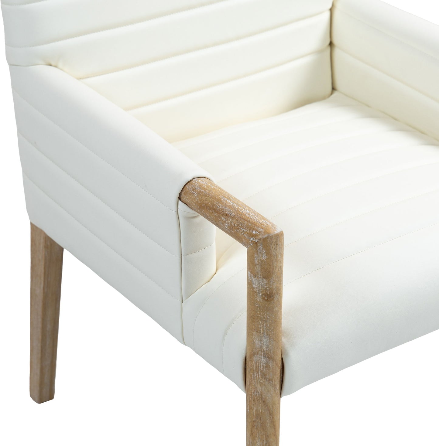 Aimee - Dining Arm Chair - Light Brown Legs