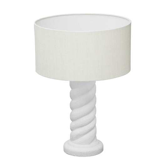 Rapunzel - Table Lamp - White And Cream