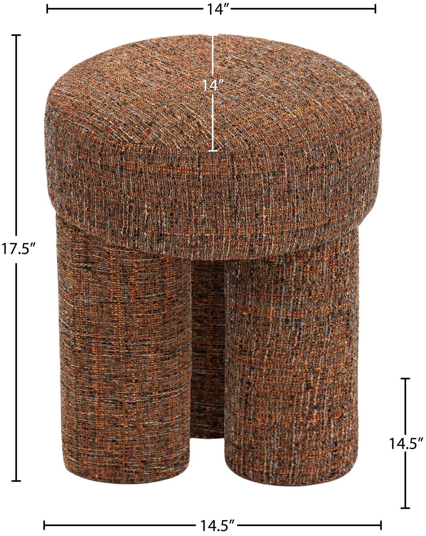 Larson - Ottoman / Stool - Cognac