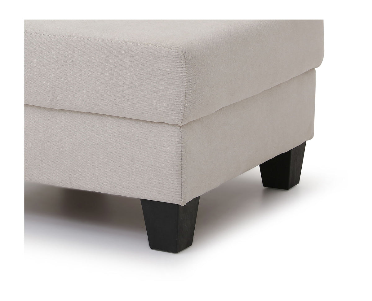 Dallas - Ottoman - Ivory