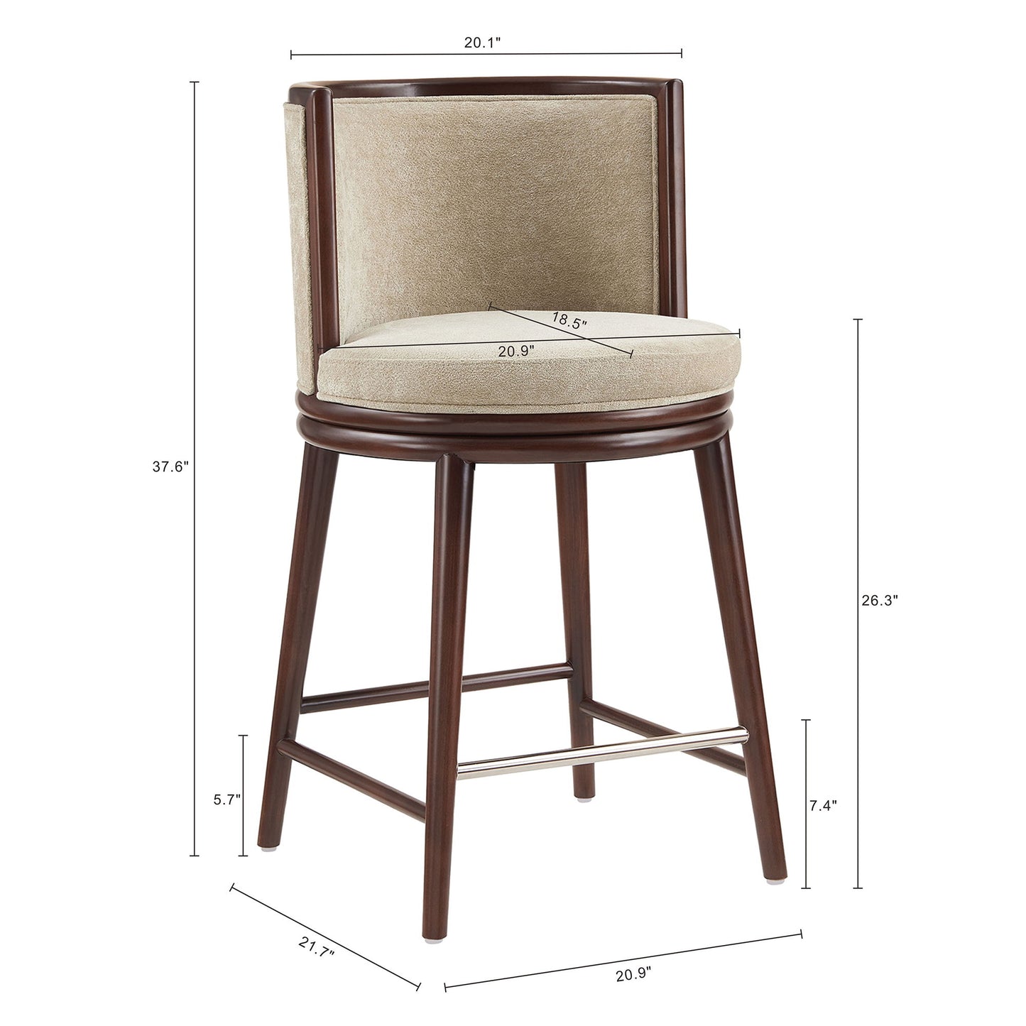Manhattan Evalyn - Dining Room Counter Stool