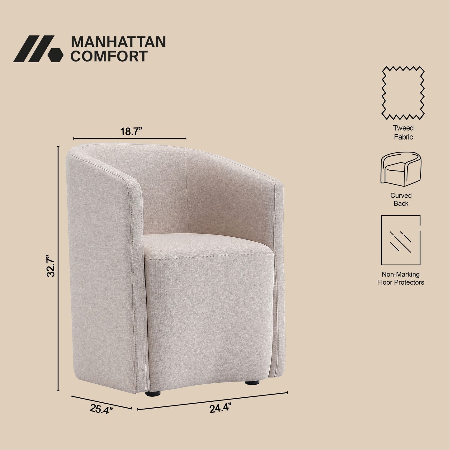 Manhattan Hearth - Upholstered Dining Chair