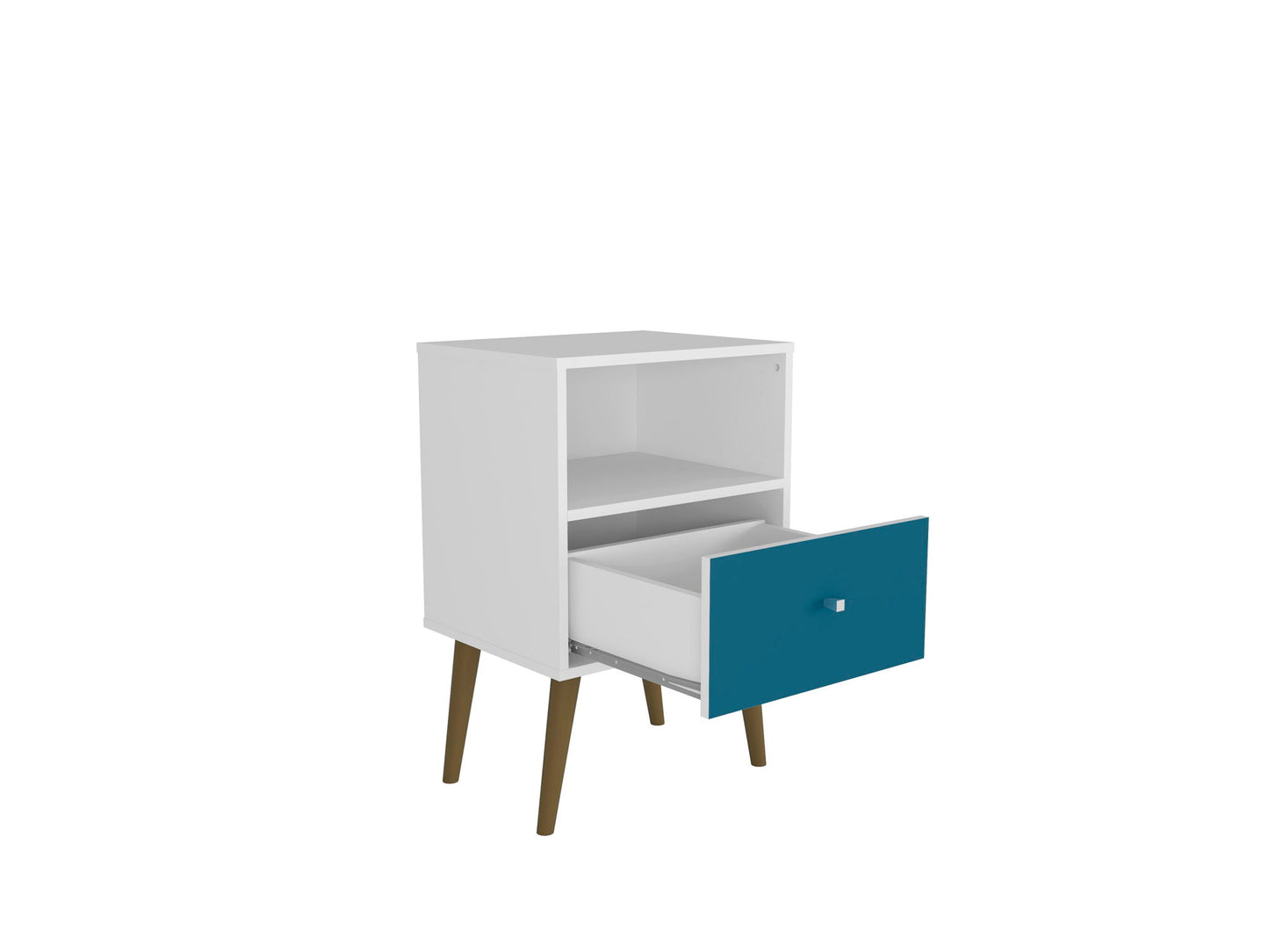Manhattan Liberty - Nightstand Wtth White Frame
