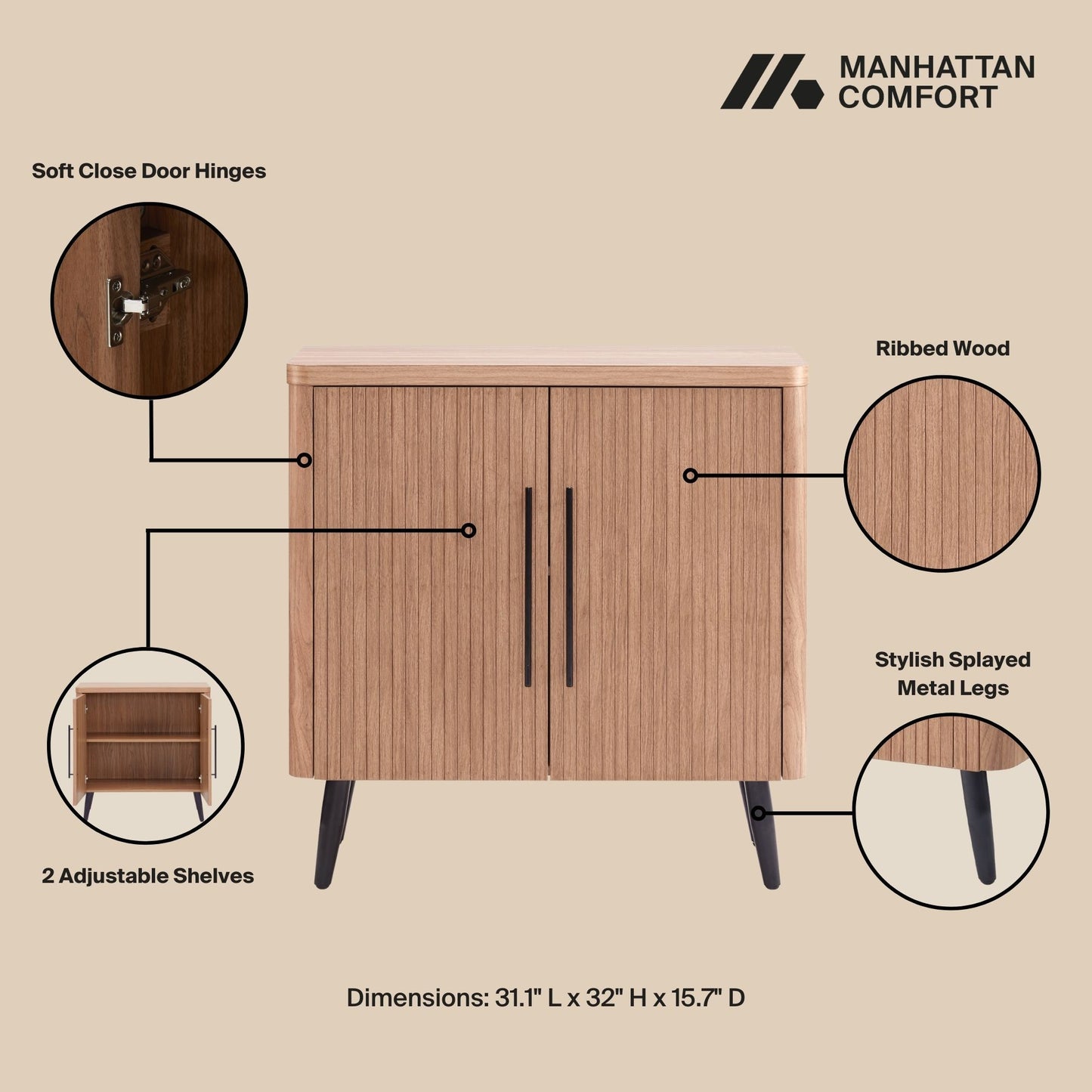 Manhattan Jodie - Accent Cabinet