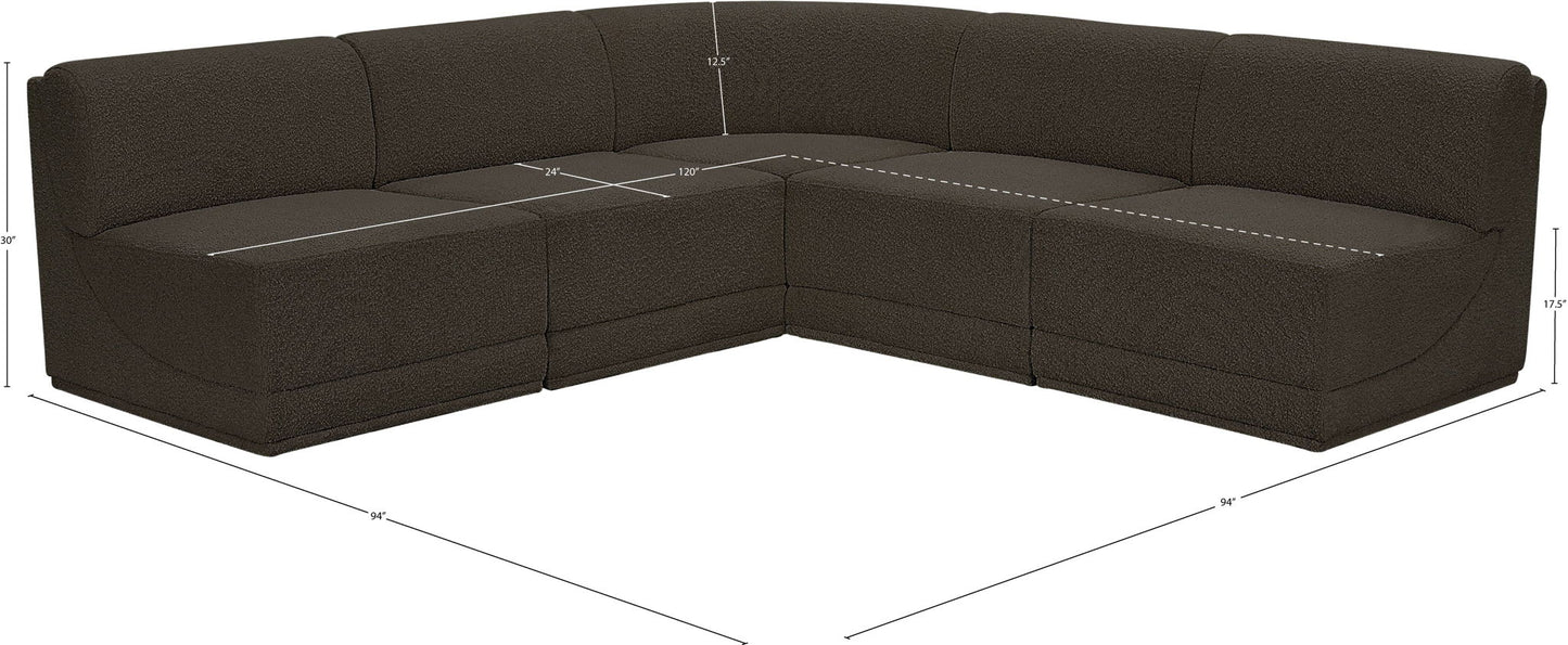 Ollie - 5 Piece Modular Sectional
