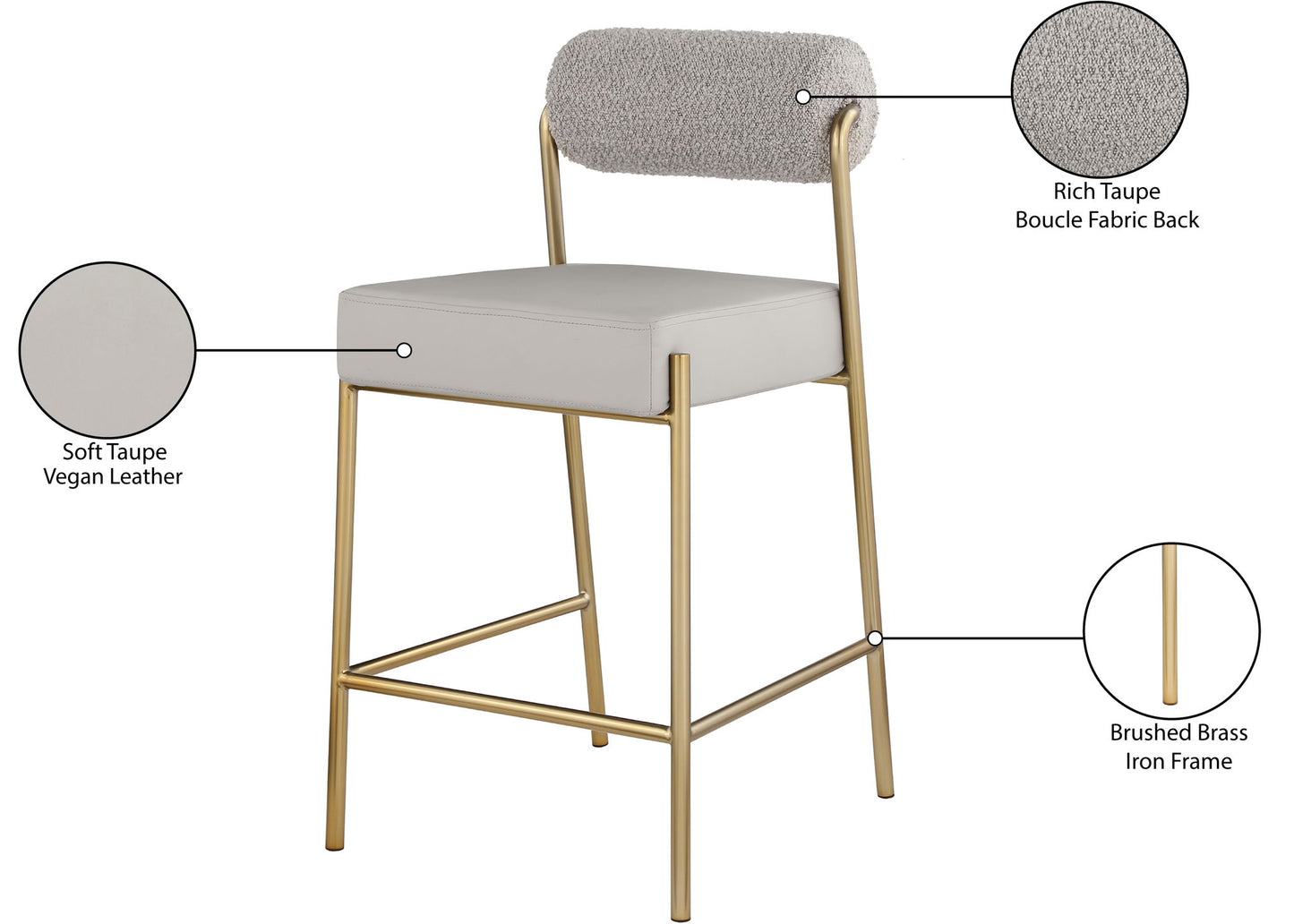 Carly - Counter Stool (Set of 2)