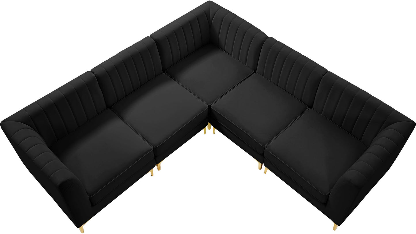 Alina - 5 Piece Modular Corner Sectional